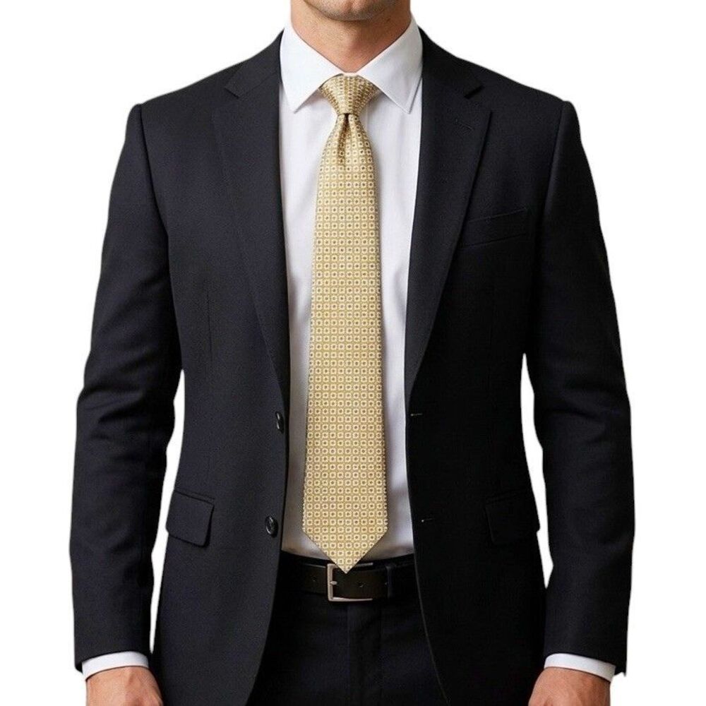 Versa Milan New York Neck Tie Mens  Professor Preppy Work Business Office Career